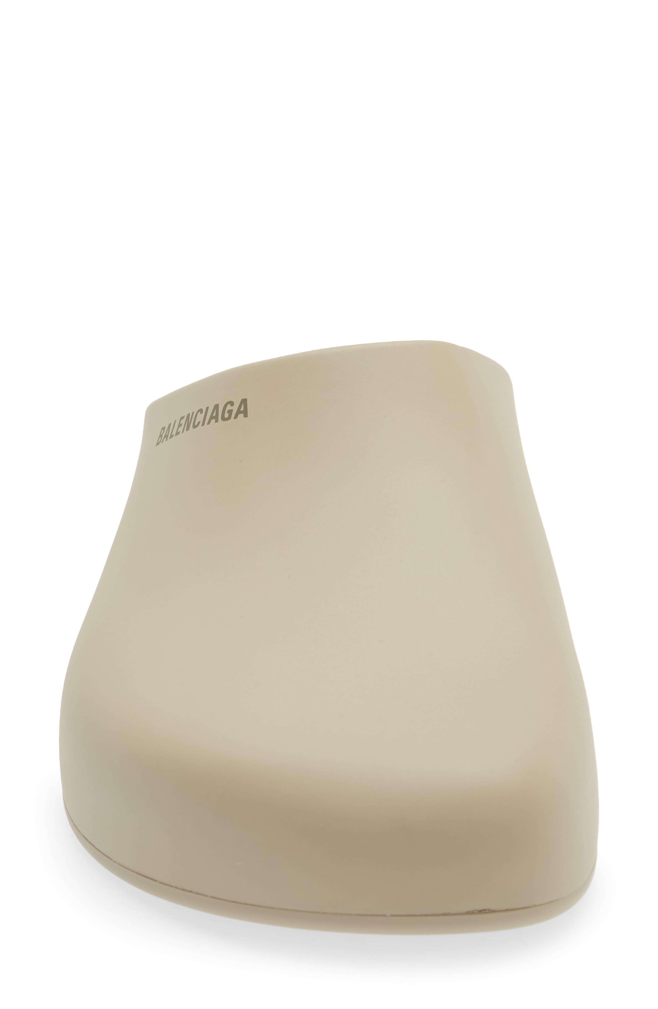 Logo Pool Closed Clog, Alternate, color, BEIGE/ DARK BEIGE