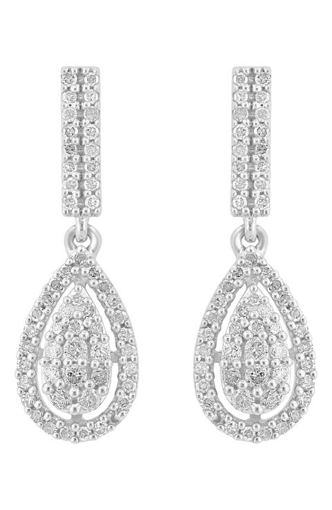 Diamond Drop Earrings