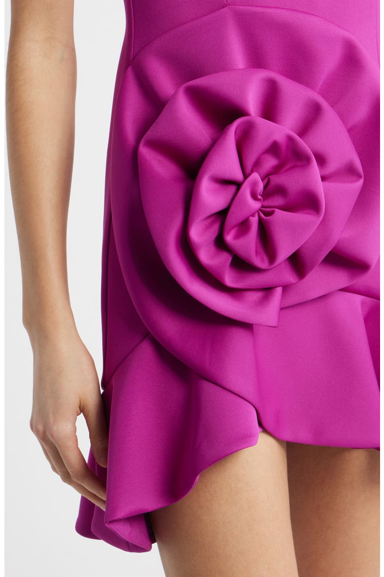 Bloomis Cocktail Minidress, Alternate, color, BERRY PLUM