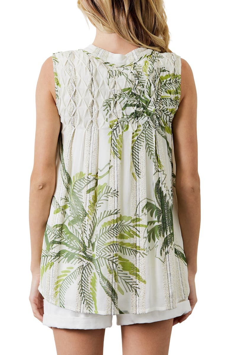 CIEBON Palmira Sleeveless Top, Alternate, color, Cream