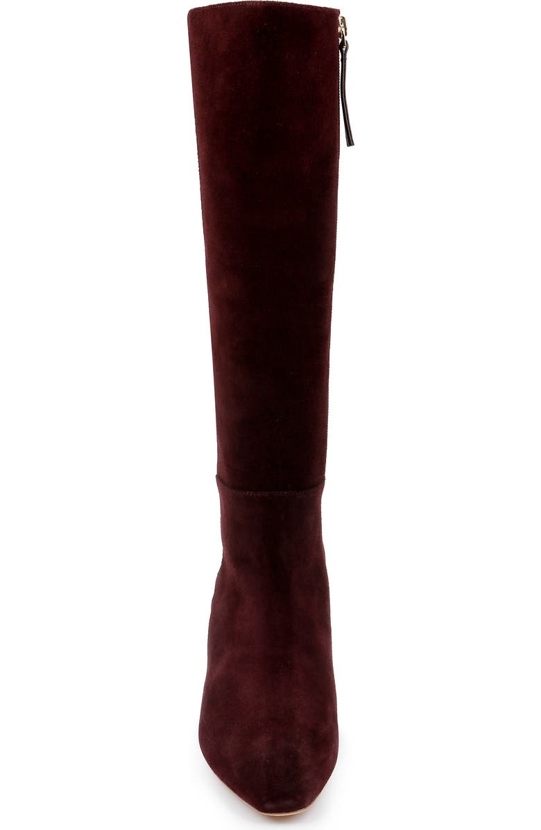 L
AGENCE Eugenie Knee High Boot, Alternate, color, Chocolate Suede