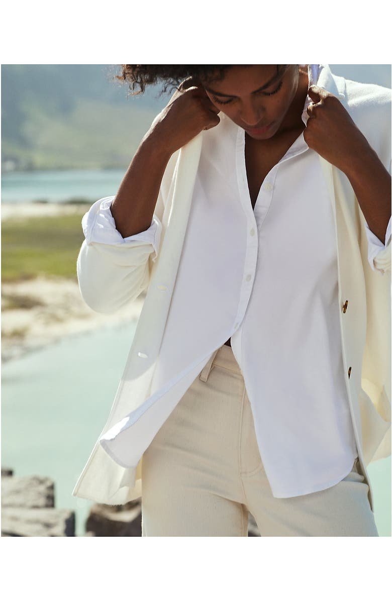 Lands' End Oxford Shirt, Alternate, color, White