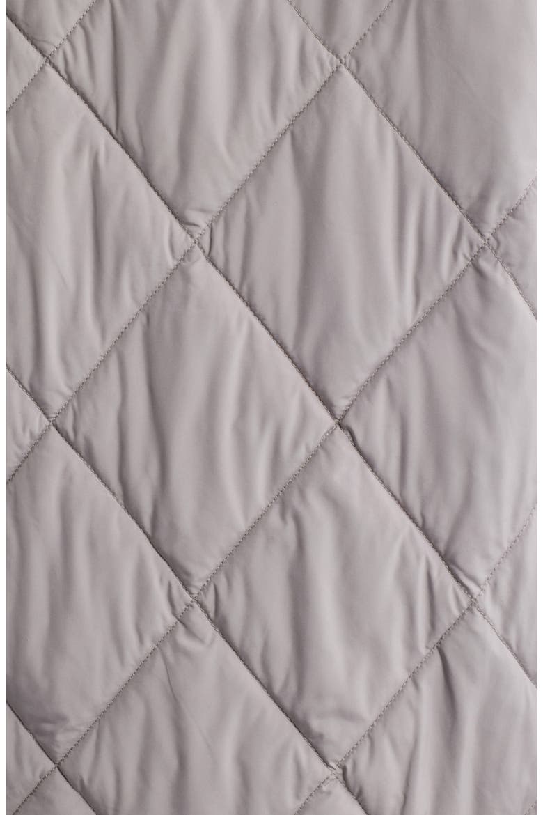 Quilted Packable Puffer Jacket, Alternate, color, ASH