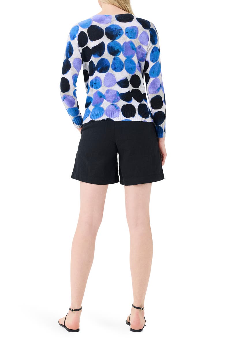 Supersoft Midnight Dot Sweater, Alternate, color, BLUE MULTI