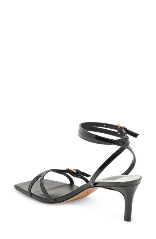 Dolce Vita Bamby Ankle Strap Sandal In Midnight Patent Leather