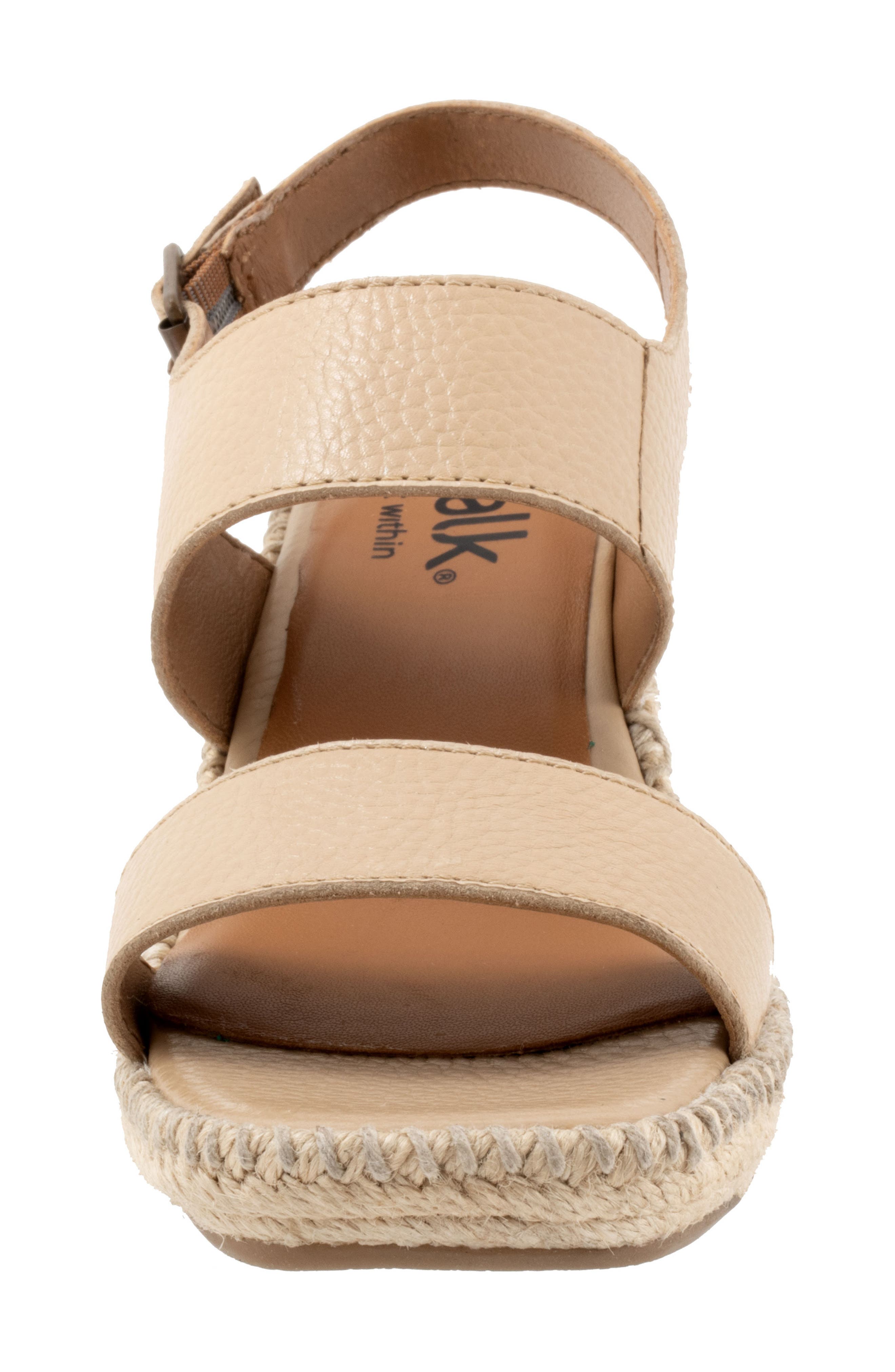 SoftWalk<sup>®</sup> Hartley Espadrille Wedge Sandal, Alternate, color, Beige