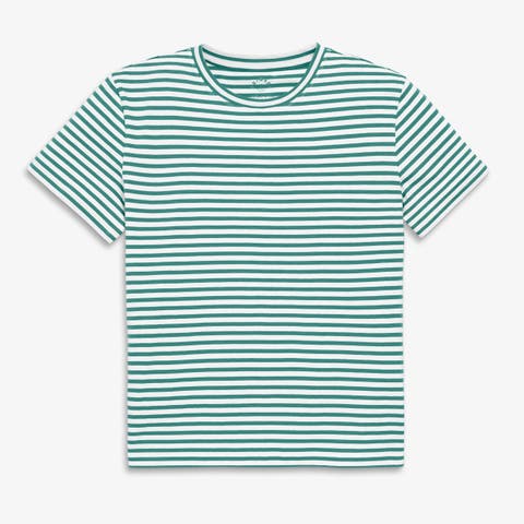 Adult Easy Crewneck Stripe Tee (Women's Fit)