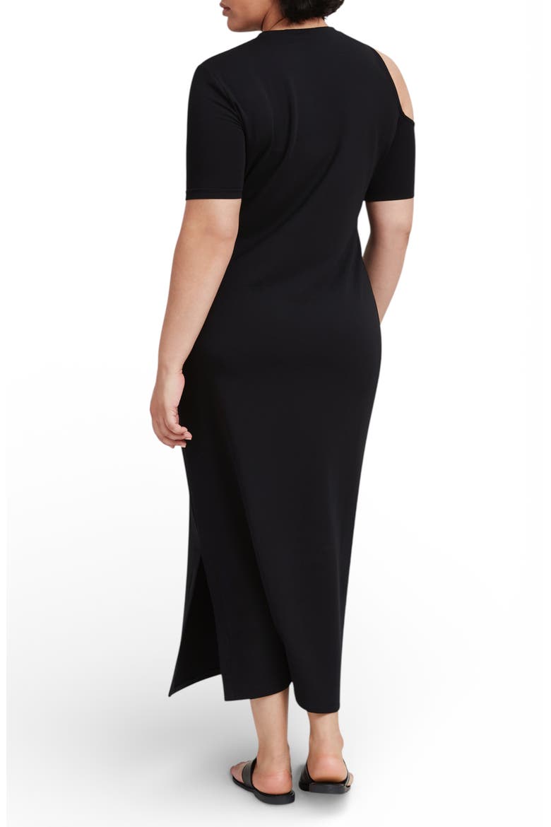 Gramercy Cutout Jersey Maxi Dress, Alternate, color, BLACK