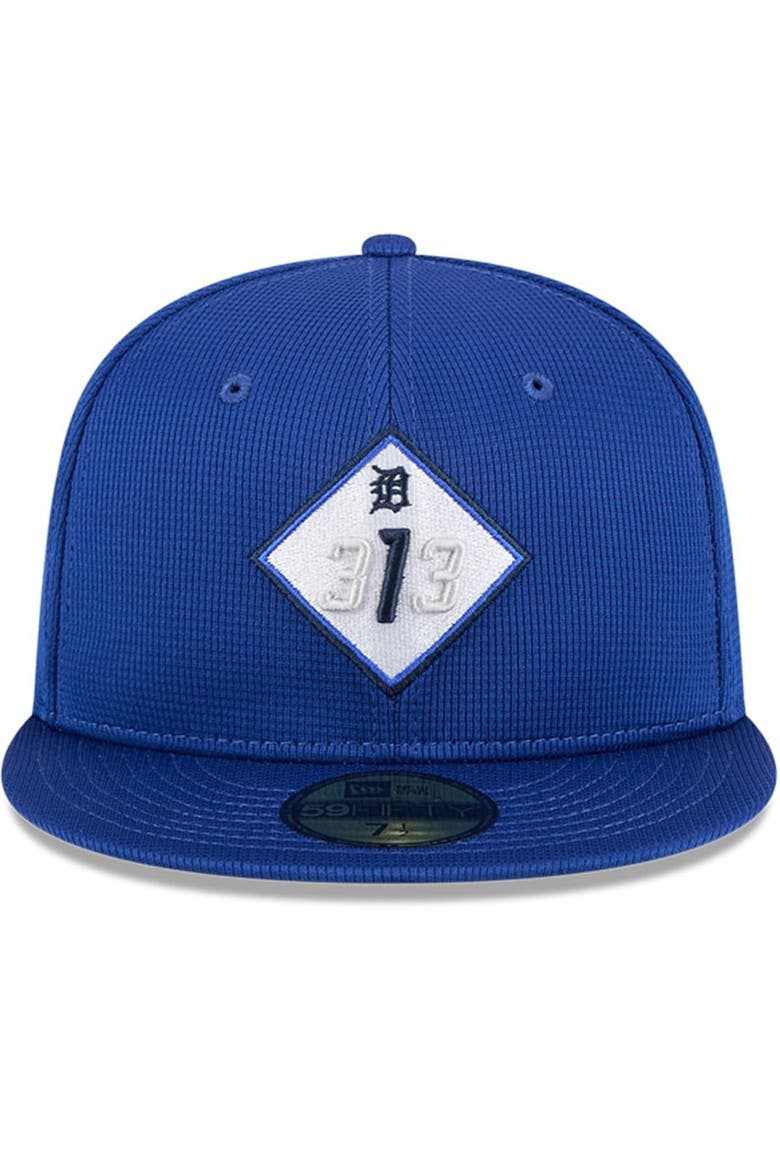 Men's New Era Blue Detroit Tigers City Connect Batting Practice 59FIFTY Fitted Hat, Alternate, color, Blue