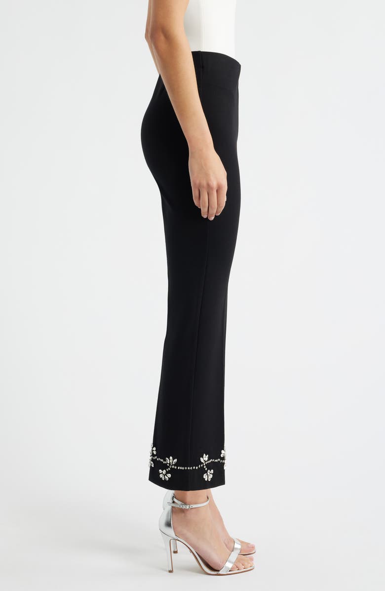 Anne Klein Rhinestone Embellished Hollywood Waist Pull-On Pants, Alternate, color,