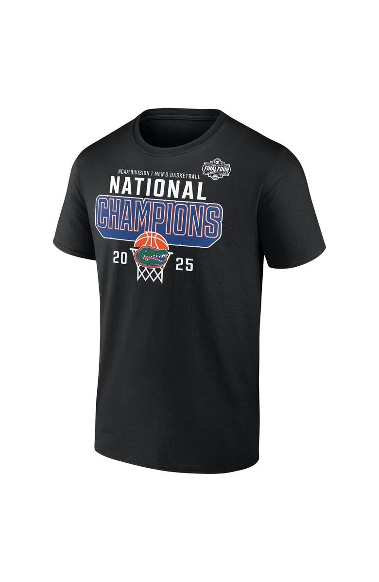 FANATICS Men's Fanatics Black Florida Gators 2025 NCAA Men's Basketball National Champions Core T-Shirt, Alternate, color,