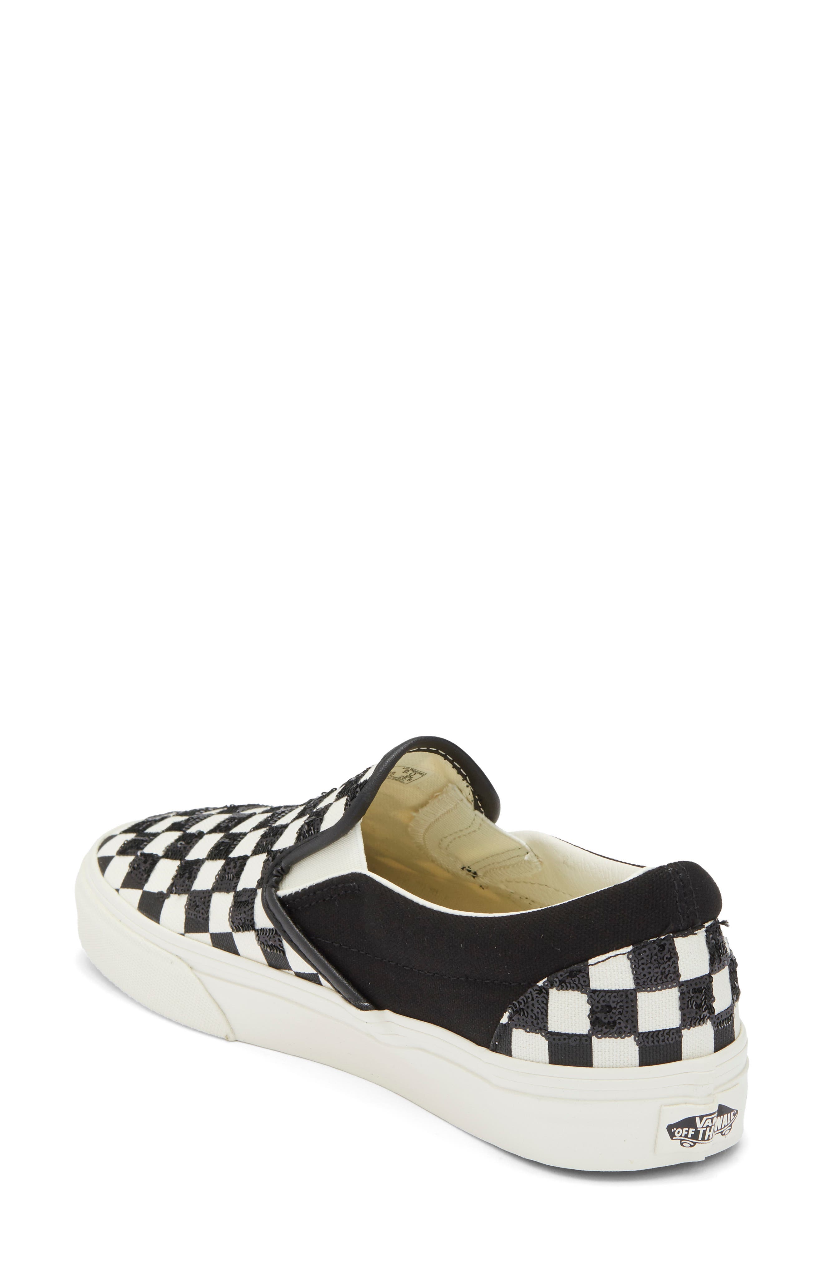 Classic Slip-On Sneaker, Alternate, color, BEADED CHECKERBOARD