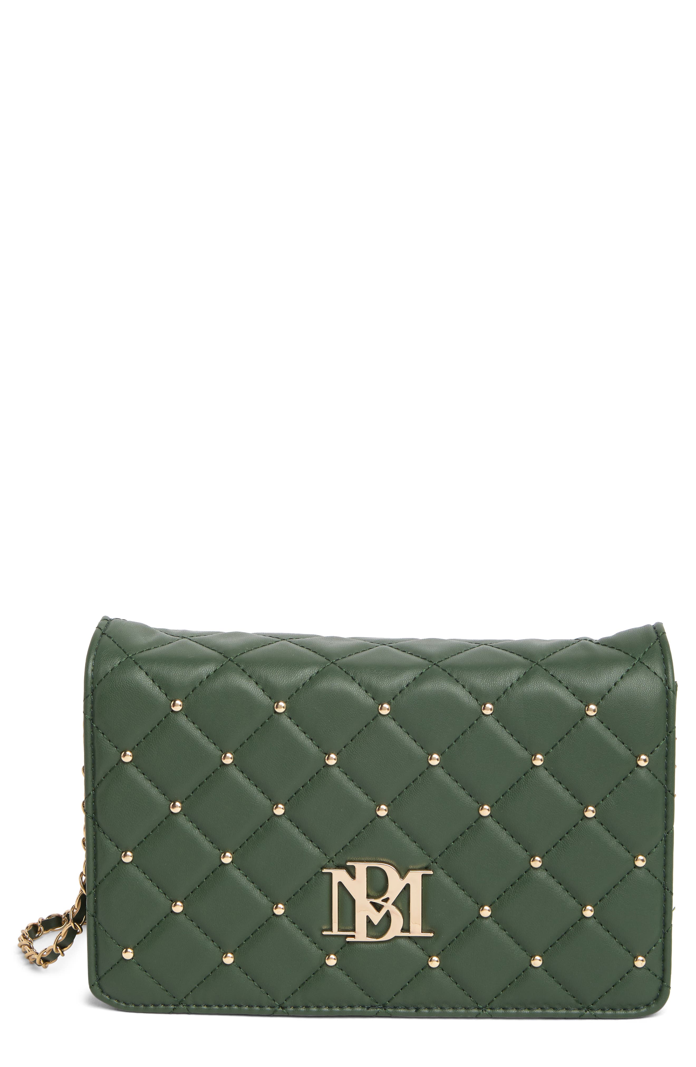 Diamond Quilt Crossbody Bag, Main, color, CHIVE