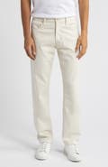 AG Everett Slim Straight Leg Cotton & Linen Blend Jeans