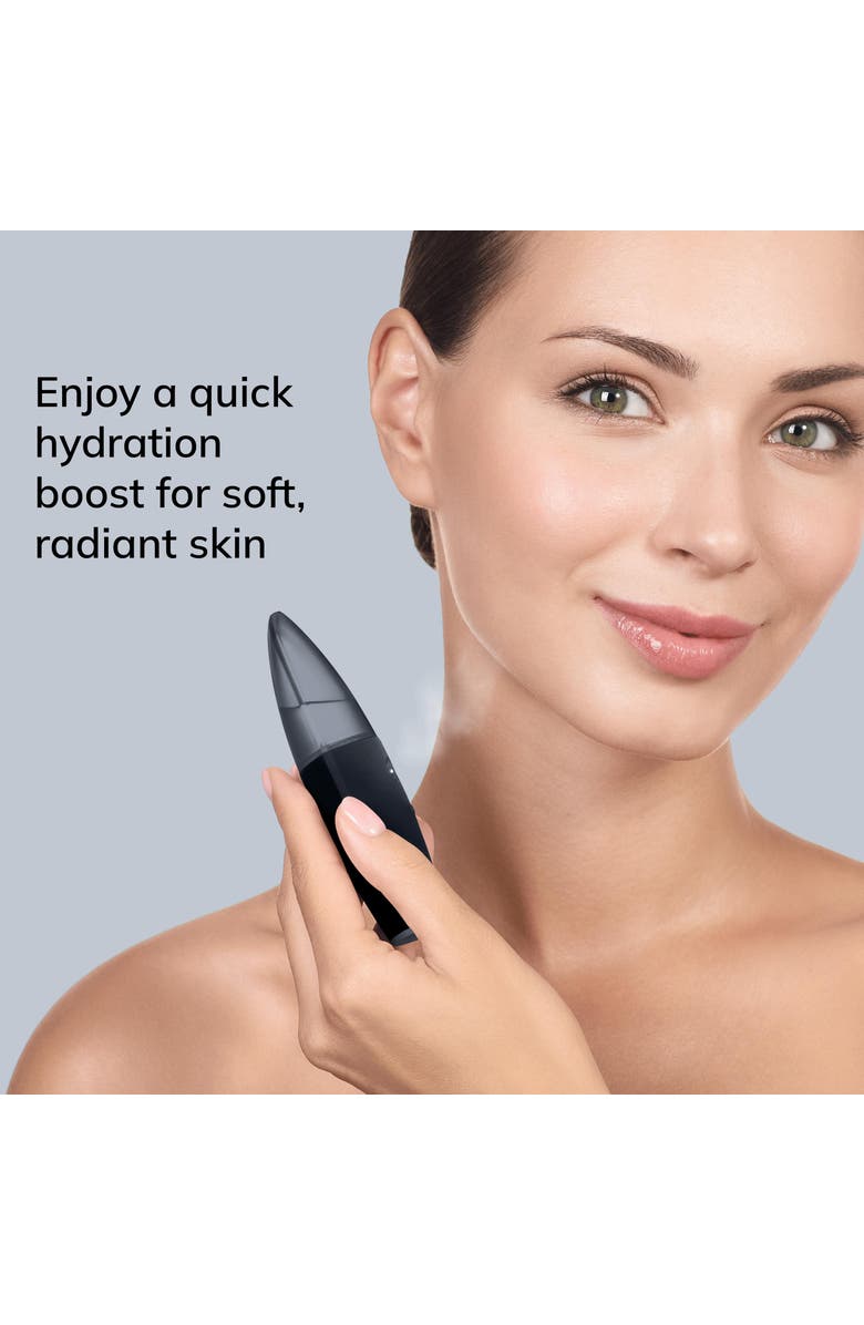 GESKE SmartAppGuided Facial Hydration Refresher | 4 in 1, Alternate, color, Black