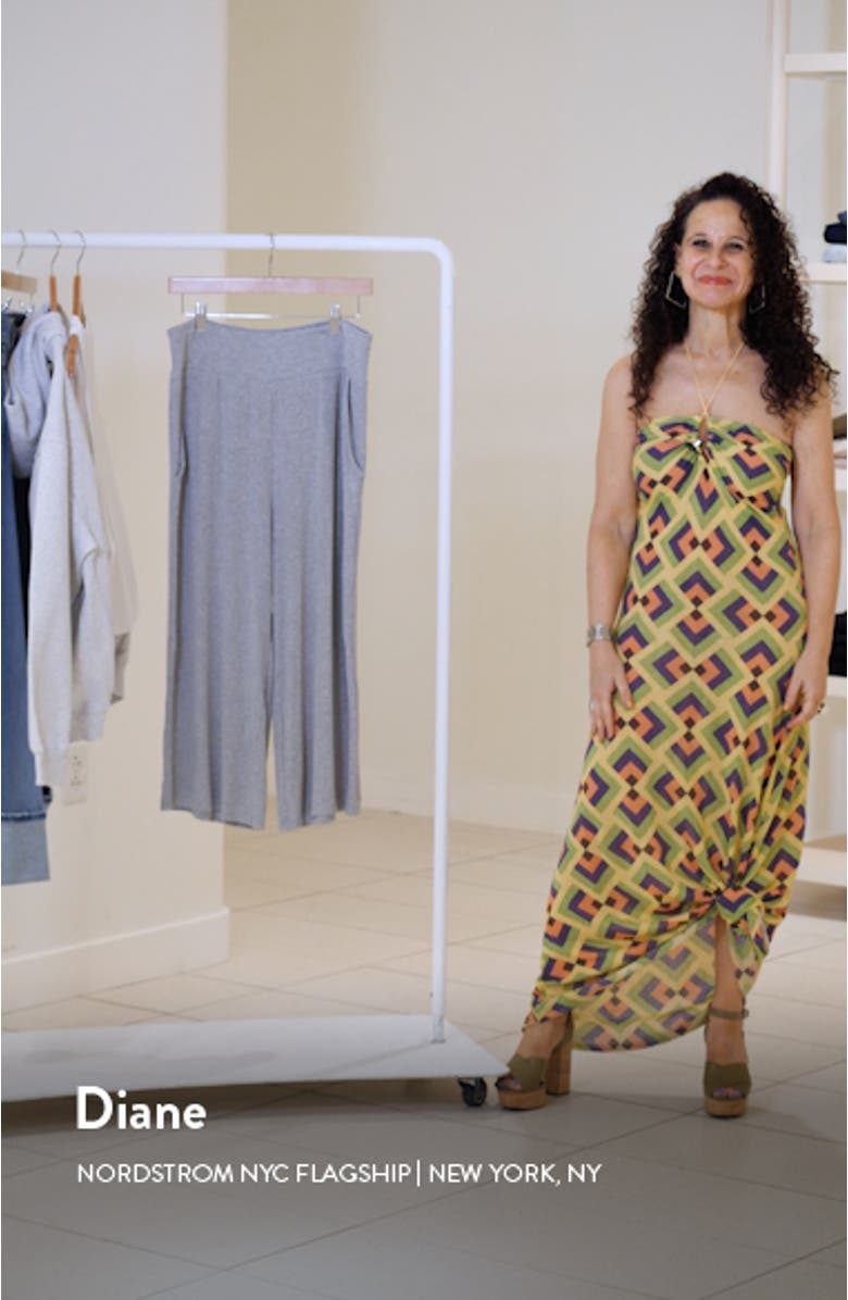 Wide Leg Rib Pajama Pants, sales video thumbnail