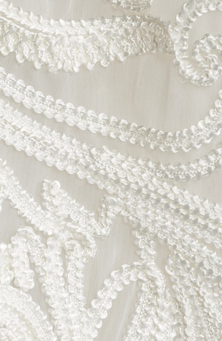 AllSaints Jade Embroidered Bomber Jacket, Alternate, color, White