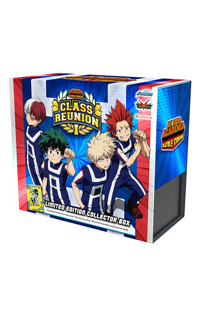 My Hero Academia Jasco My Hero Academia Collectible Class Reunion Hobby Box Card Game, Main, color, 