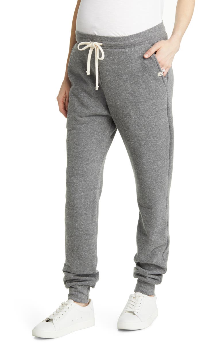 Bun Maternity Chill Mom Fleece Maternity Joggers, Main, color,