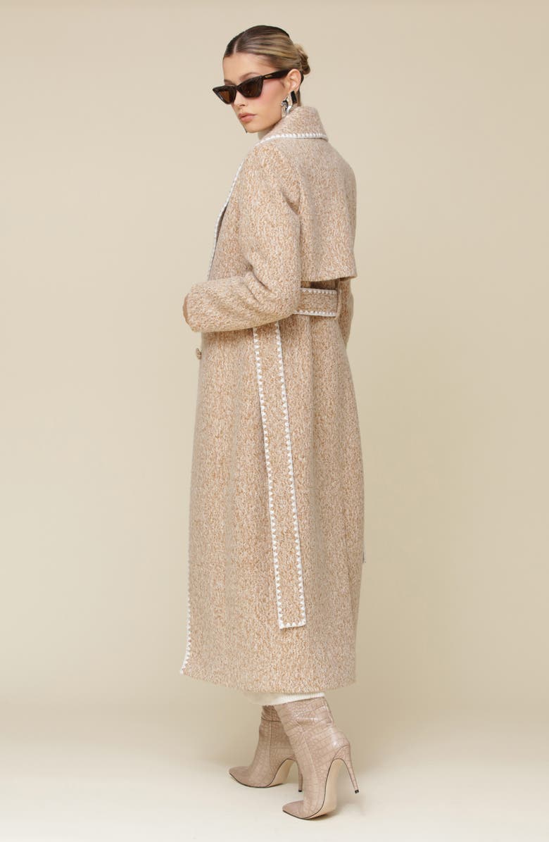 Avec Les Filles Blanket Stitch Coat, Alternate, color, 