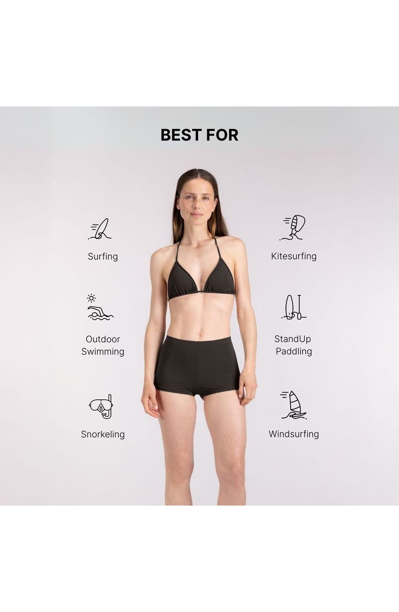 Wallien Hot Pant Swim Short - Women's, Alternate, color, Coffee