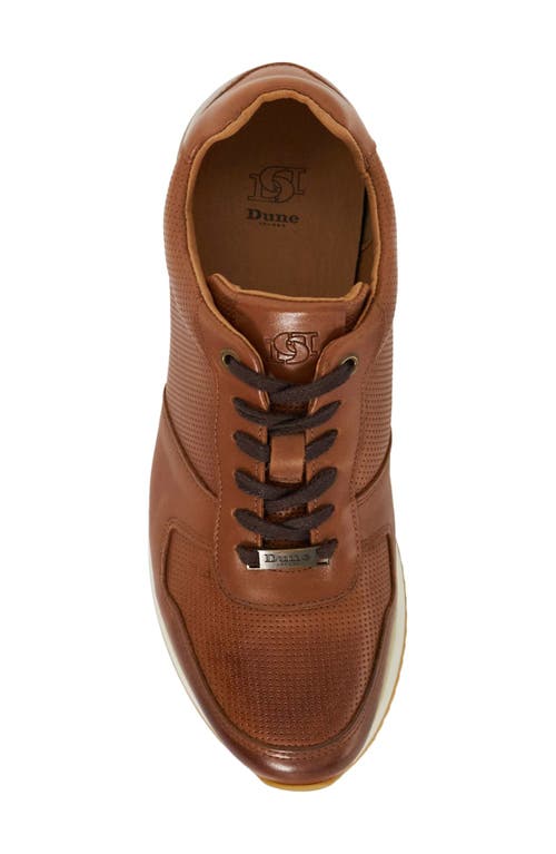 Dune London Trilogy Sneaker In Tan