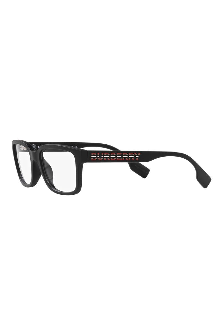 Charlie 57mm Square Optical Glasses, Alternate, color, MATTE BLACK