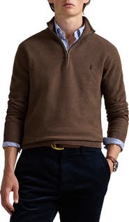 Polo Ralph Lauren Pima Cotton 1/2-Zip Sweater