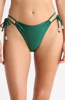Blushing Side Tie Bikini Bottoms