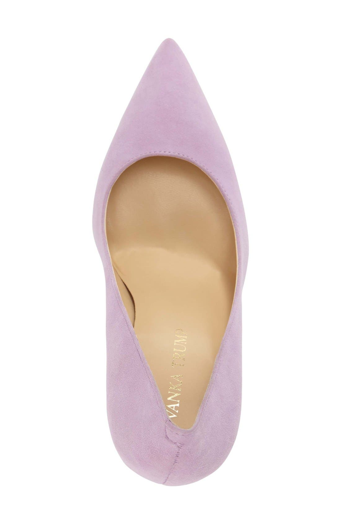 'Carra' Pump, Alternate, color, RICH LILAC SUEDE