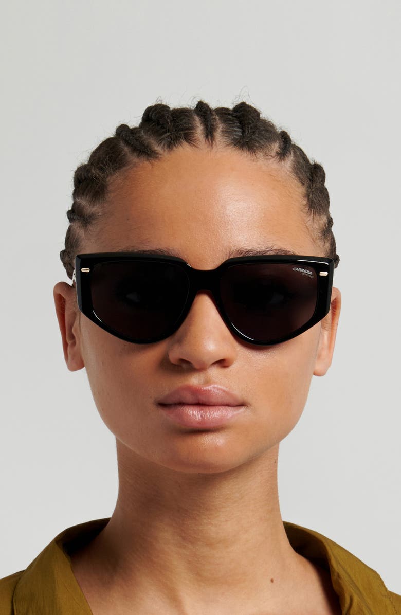 Carrera Eyewear 57mm Rectangular Sunglasses, Alternate, color, 