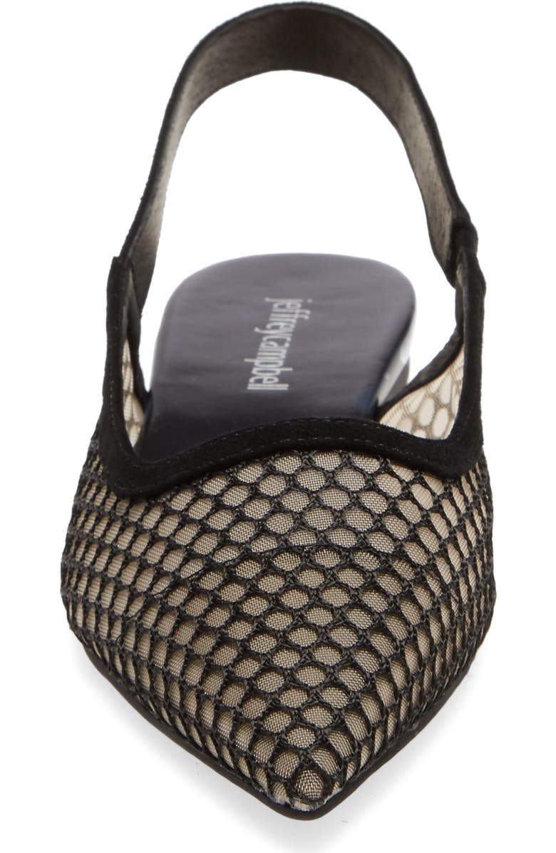 Jeffrey Campbell Emelia Mesh Slingback Flat, Alternate, color,