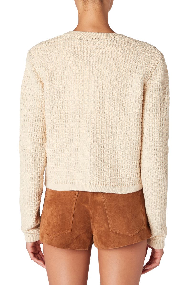 BLANKNYC Crop Sweater Jacket, Alternate, color, 