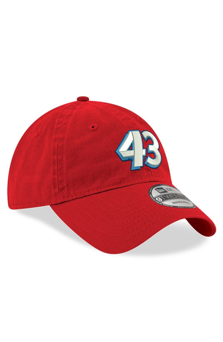New Era Men's New Era Red Erik Jones Enzyme Washed 9TWENTY Adjustable Hat, Alternate, color, Red