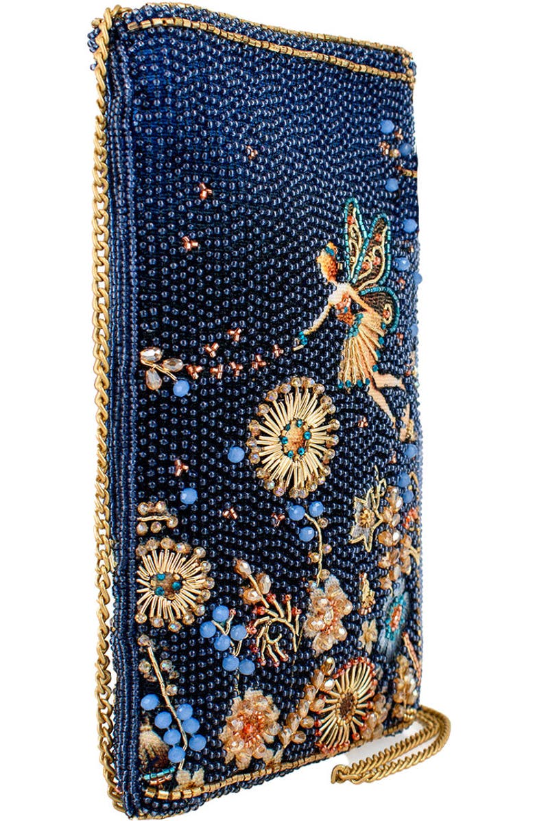 Mary Frances Accessories Fairy Dust Crossbody Phone Bag, Alternate, color, Blue