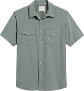 Tecovas Performance Western Short Sleeve Button-Up Shirt