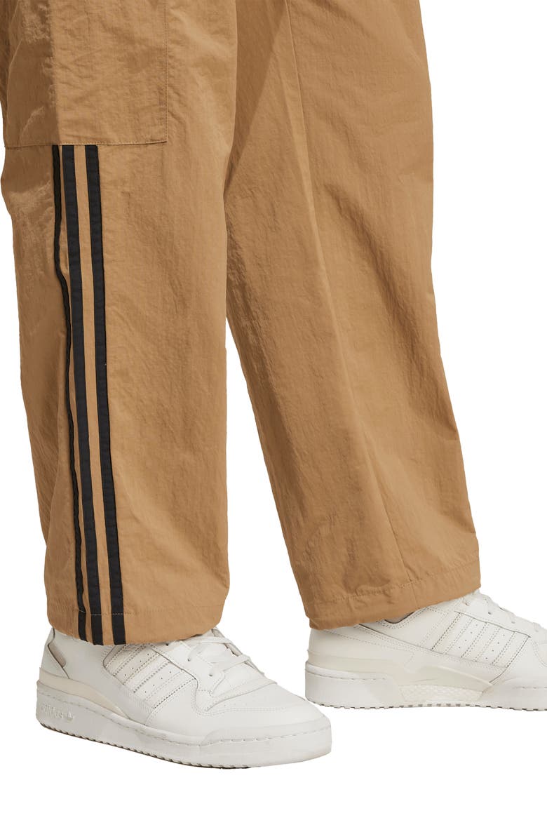 adidas 3-Stripes Recycled Nylon Cargo Pants, Alternate, color, 