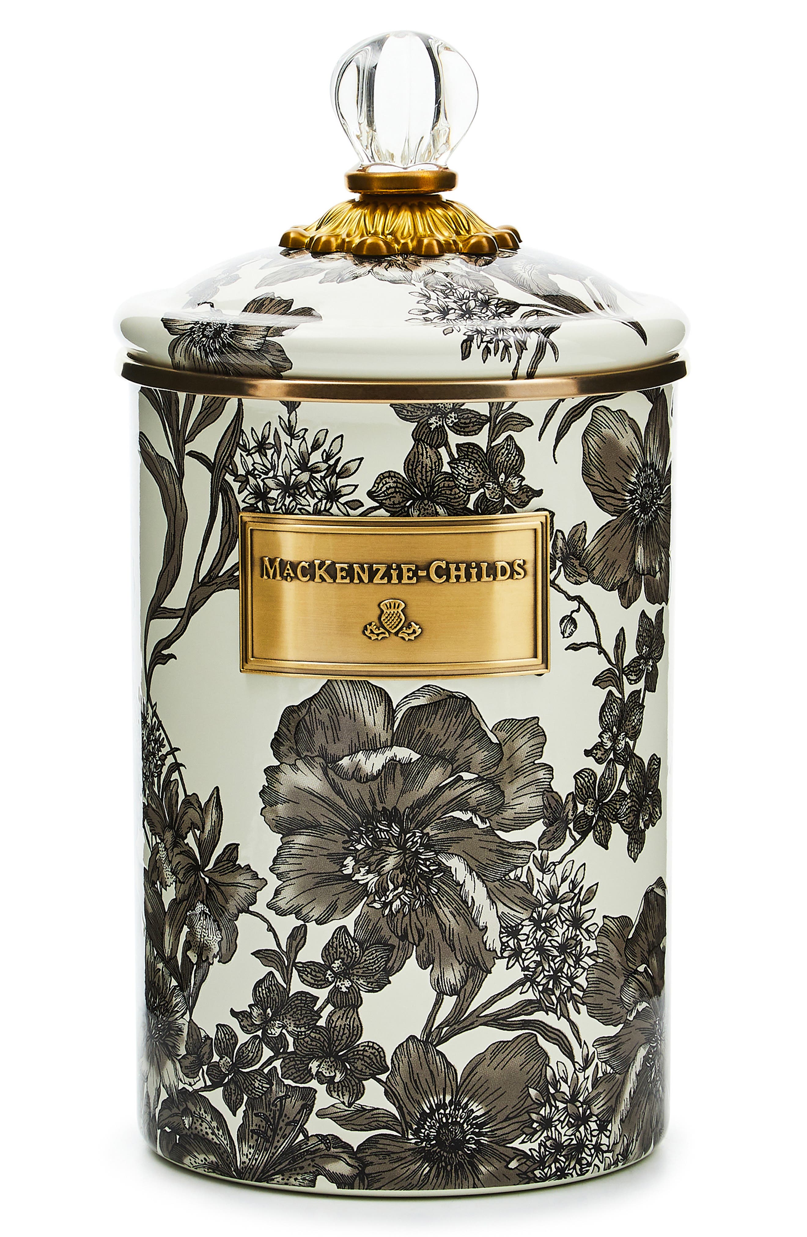 Enameled English Garden Large Canister | Nordstrom