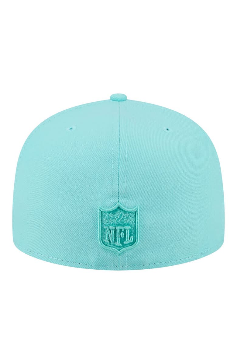 New Era Men's New Era Turquoise Detroit Lions Color Pack 59FIFTY Fitted Hat, Alternate, color, Turquoise