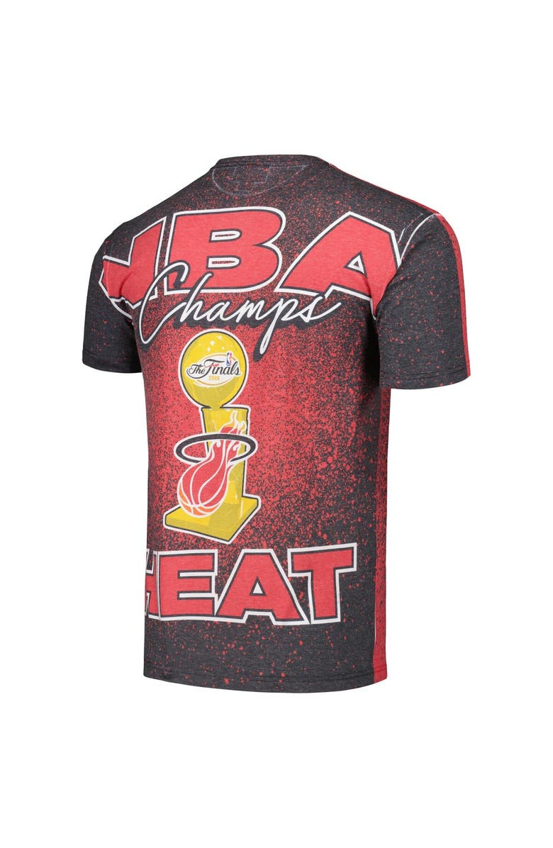 Mitchell & Ness Men's Mitchell & Ness Red Miami Heat Hardwood Classics 2006 NBA Champions Champ City T-Shirt, Alternate, color, Red
