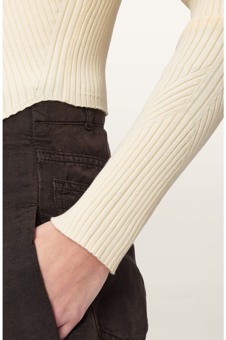 Cruz Zip Cardigan, Alternate, color, ANTIQUE WHITE