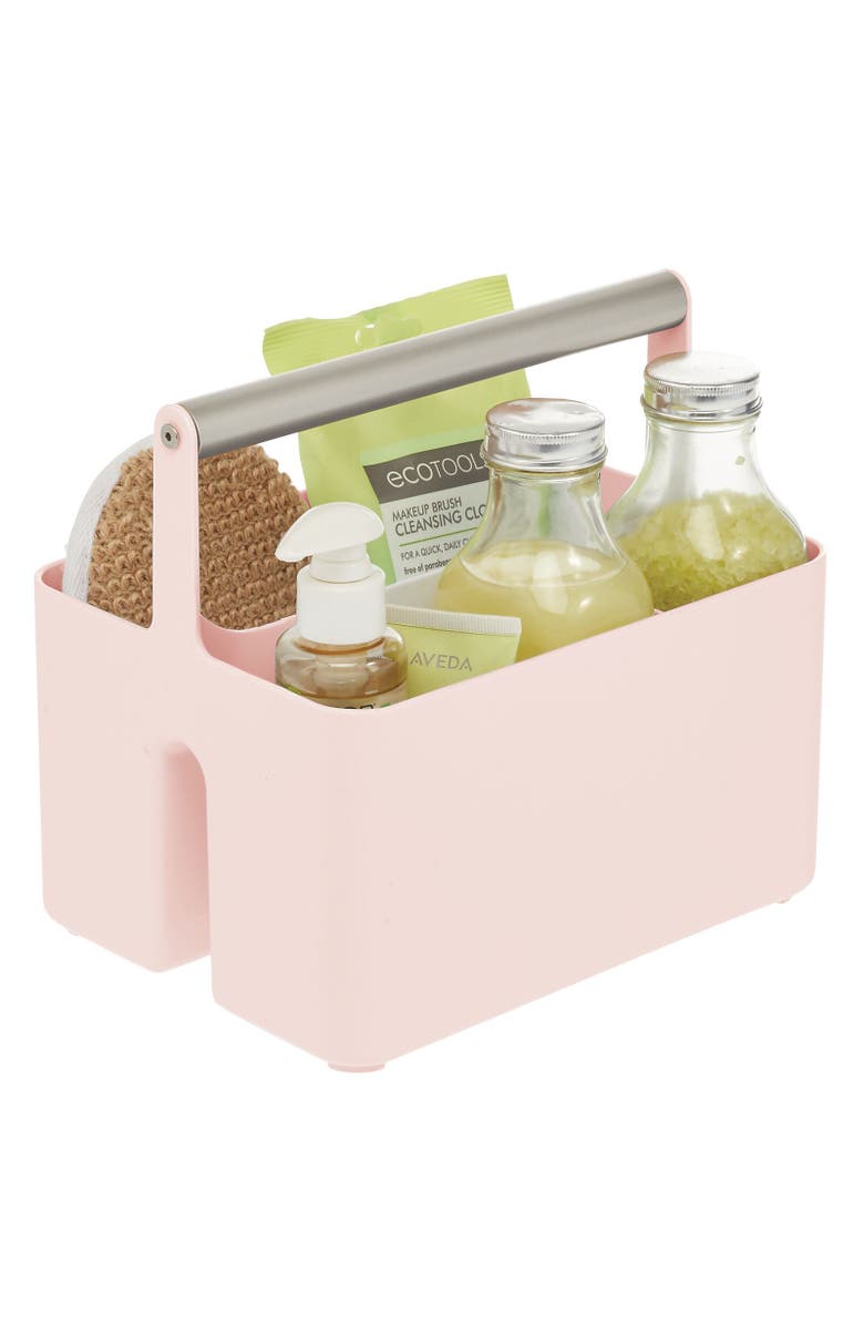 mDesign Plastic Shower Caddy Storage Organizer Utility Tote, Alternate, color,