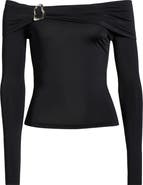 PacSun Lannie Hardware Off the Shoulder Top