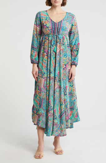 Abstract Cover-Up Beach Dress