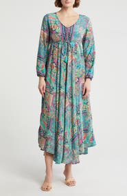 La Fiorentina Abstract Cover-Up Beach Dress