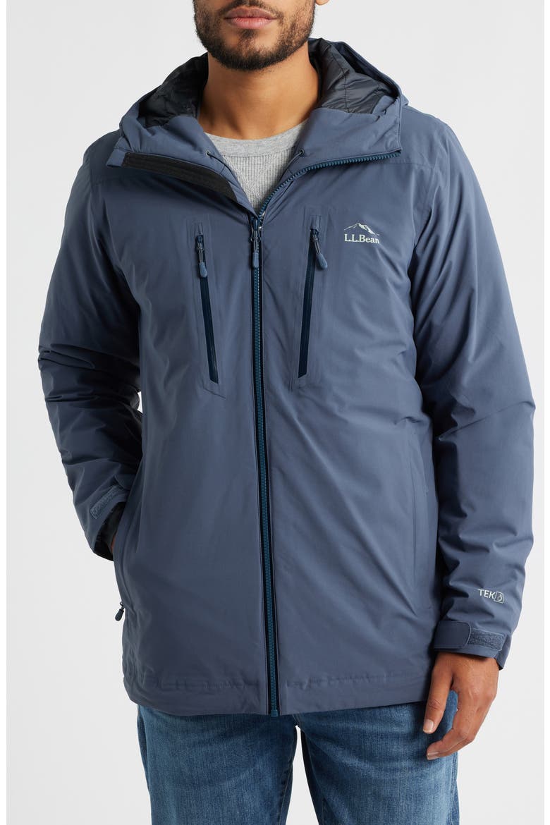 Men's Waterproof Packaway Jacket, Alternate, color, GUNMETAL GRAY
