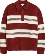 BP. Stripe Oversize Polo Sweater