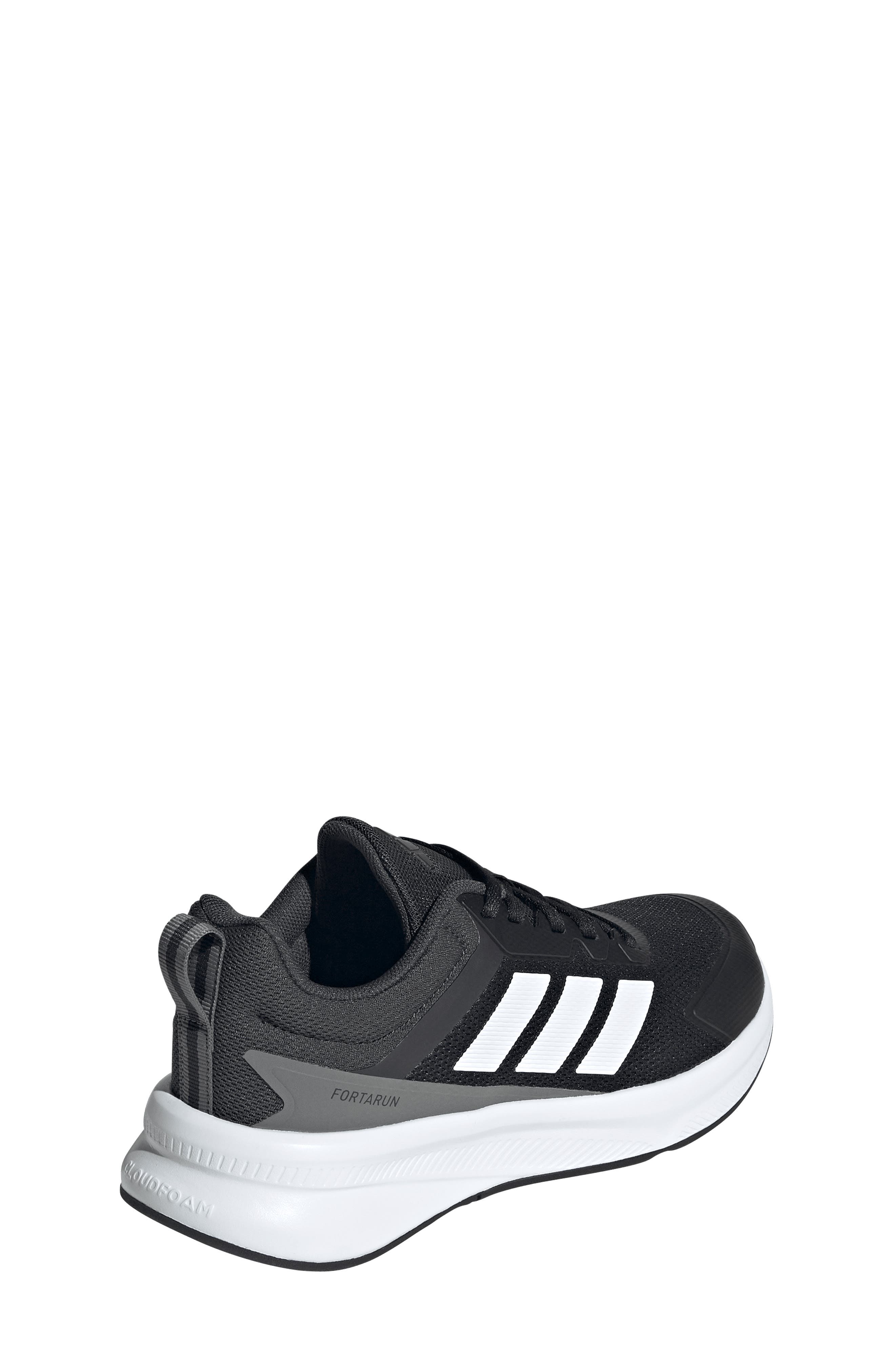 adidas Kids' Fortarun 4.0 Sneaker, Alternate, color, Black/ White/ Carbon