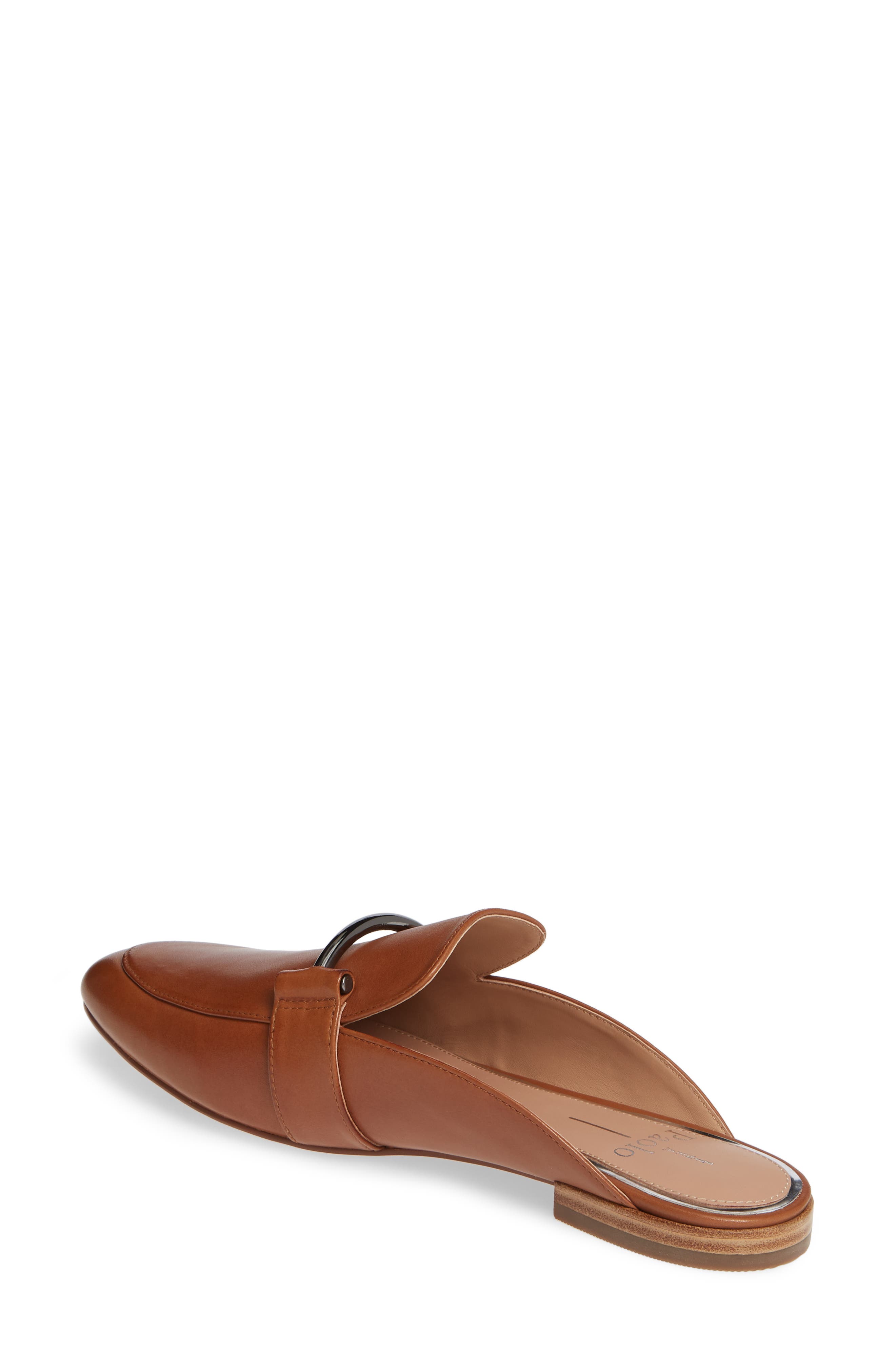 Annette Loafer Mule, Alternate, color, COGNAC LEATHER