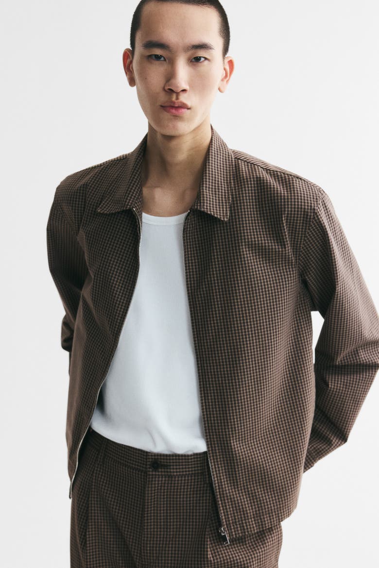 Overshirt, Alternate, color, Dark brown/checked